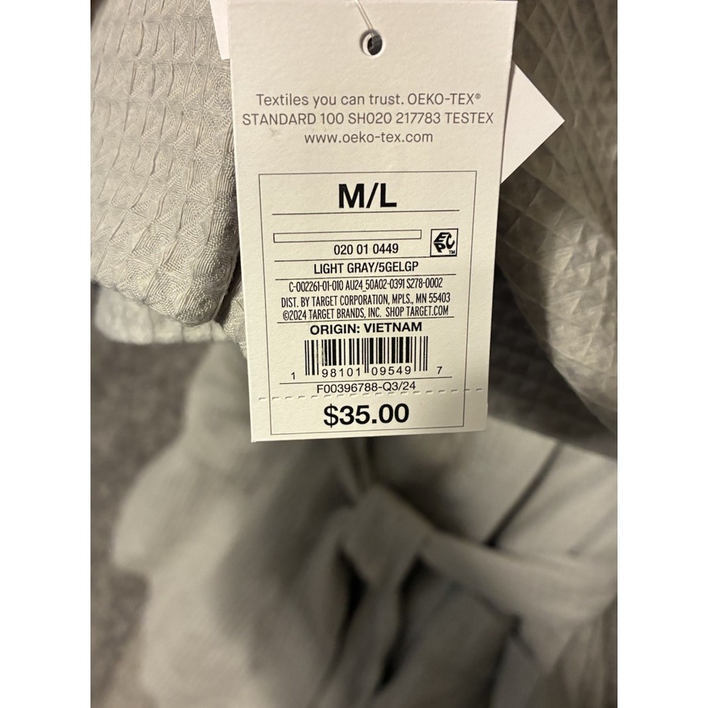 Auden Women's Waffle Robe Size  M/L - Picture 4 of 5